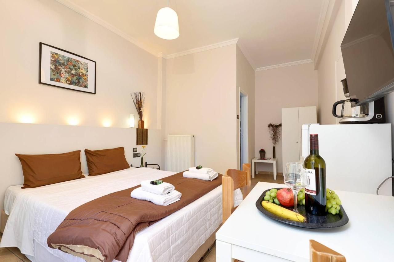 Silver Athens Double Room With Balcony Ngoại thất bức ảnh