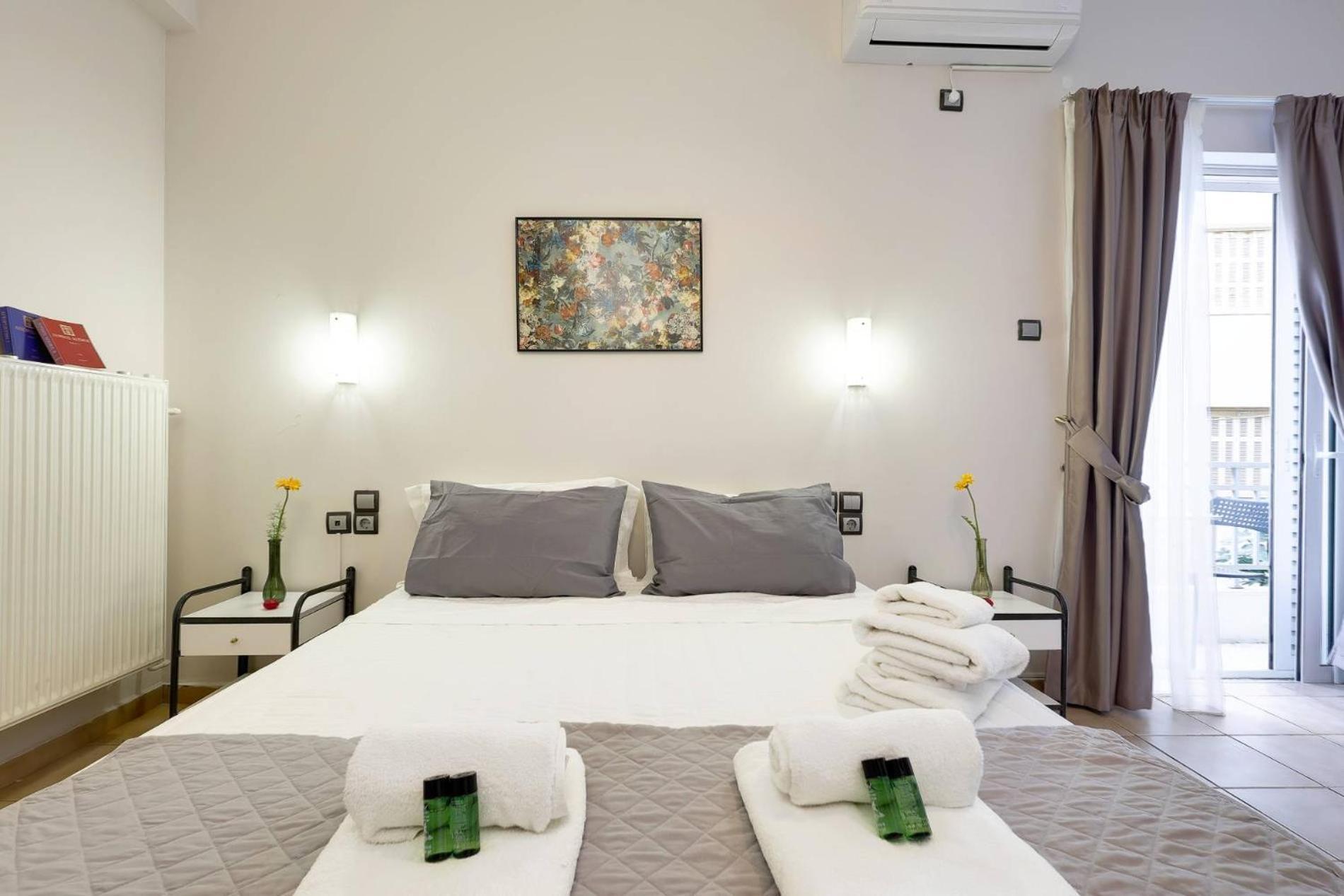 Silver Athens Double Room With Balcony Ngoại thất bức ảnh