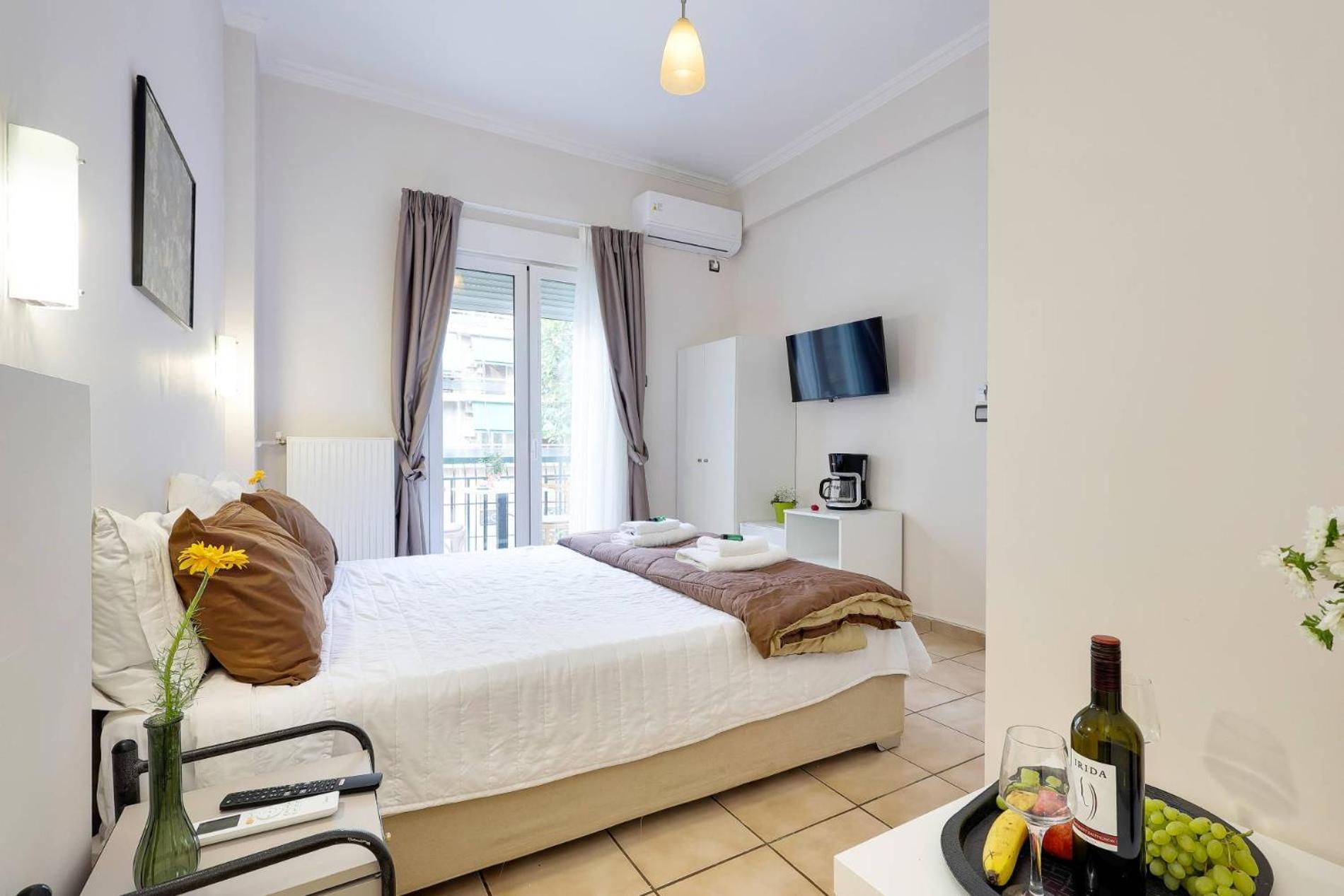 Silver Athens Double Room With Balcony Ngoại thất bức ảnh