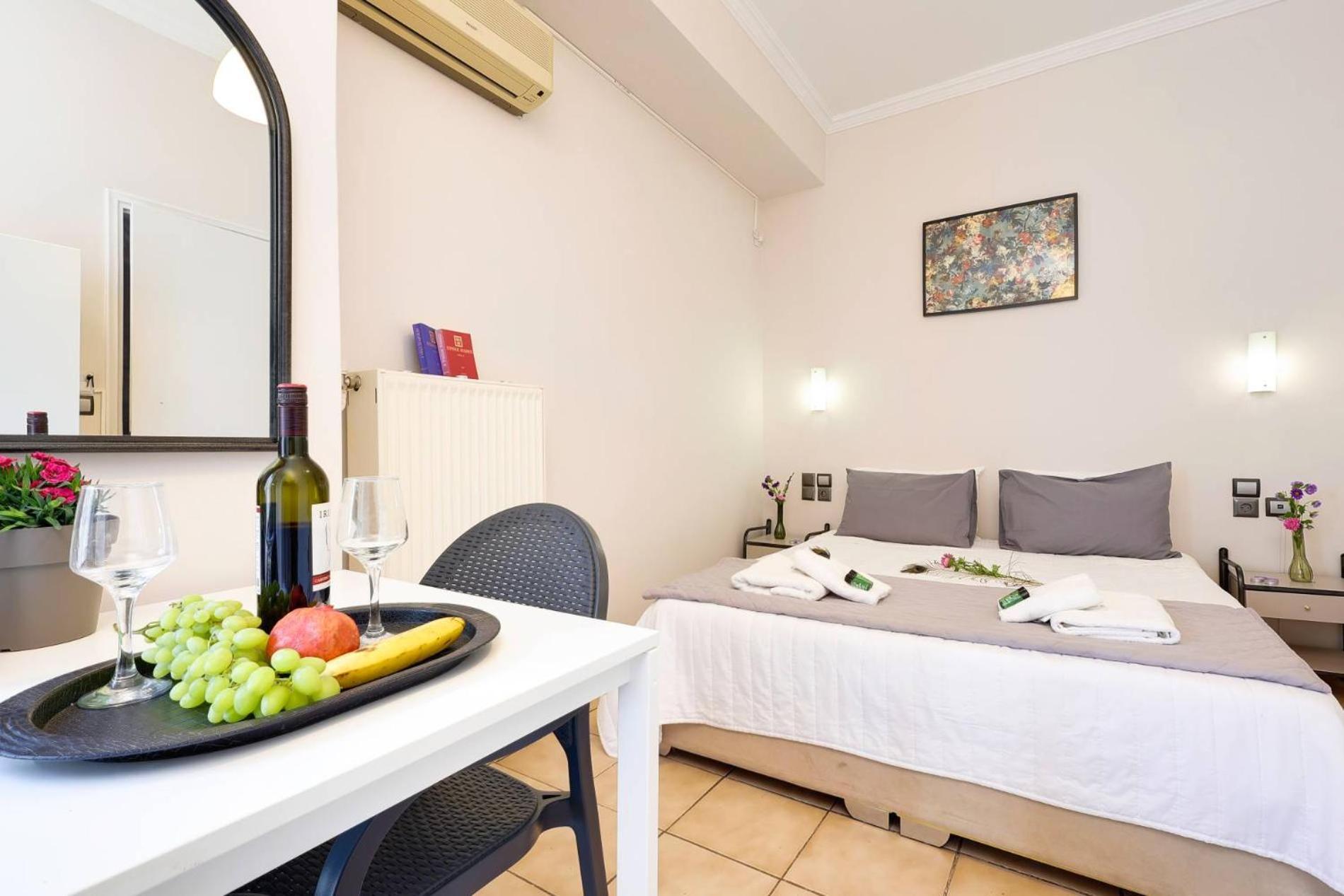 Silver Athens Double Room With Balcony Ngoại thất bức ảnh