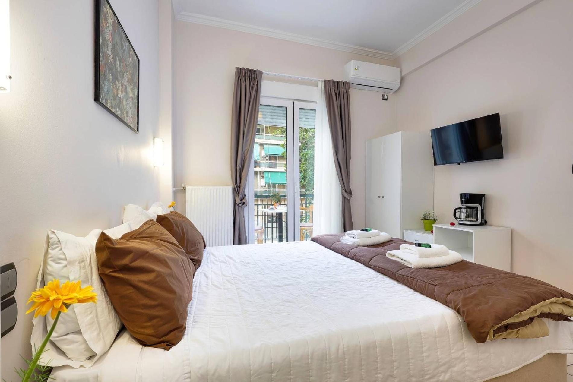 Silver Athens Double Room With Balcony Ngoại thất bức ảnh