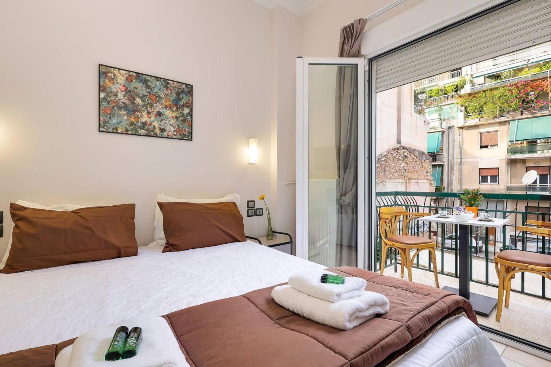 Silver Athens Double Room With Balcony Ngoại thất bức ảnh