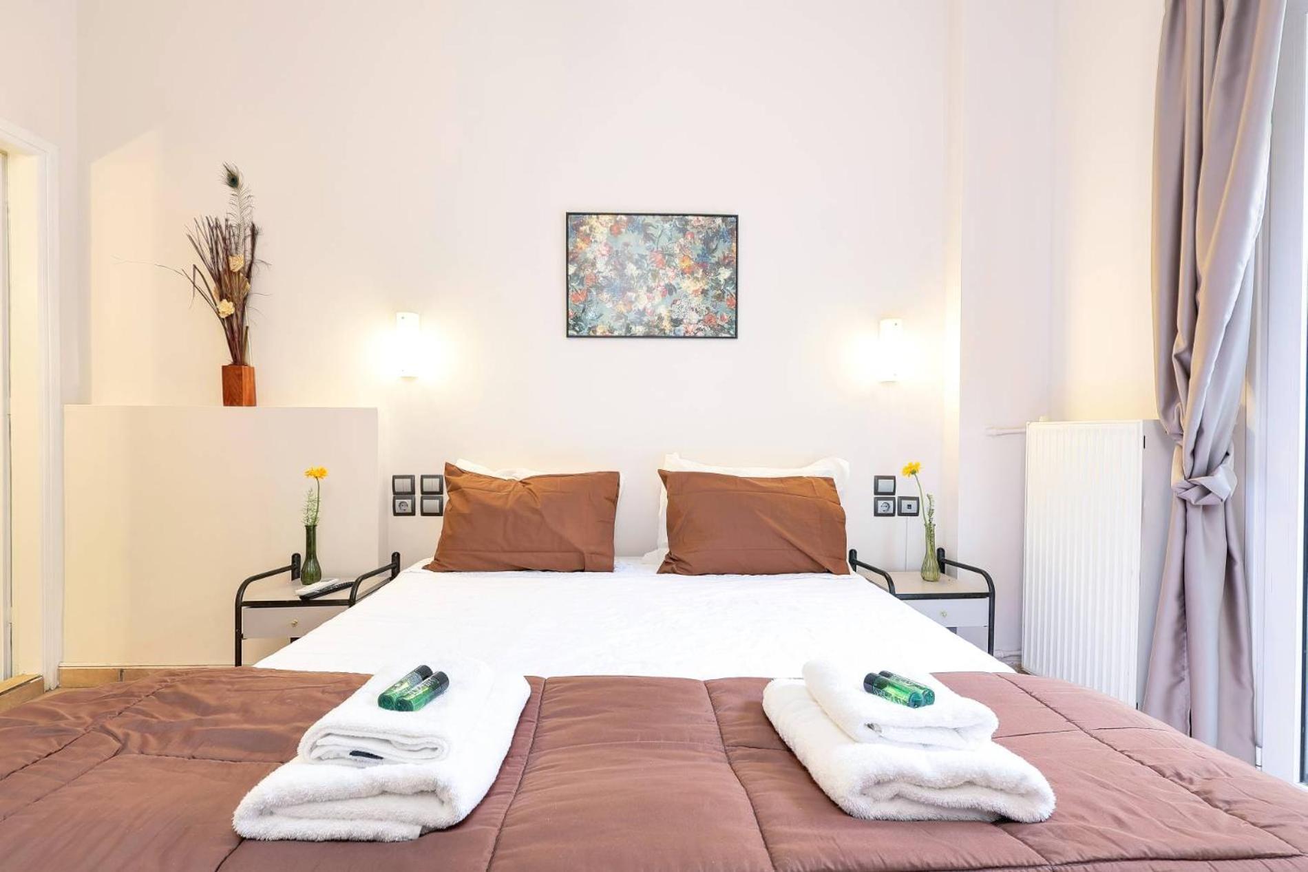 Silver Athens Double Room With Balcony Ngoại thất bức ảnh
