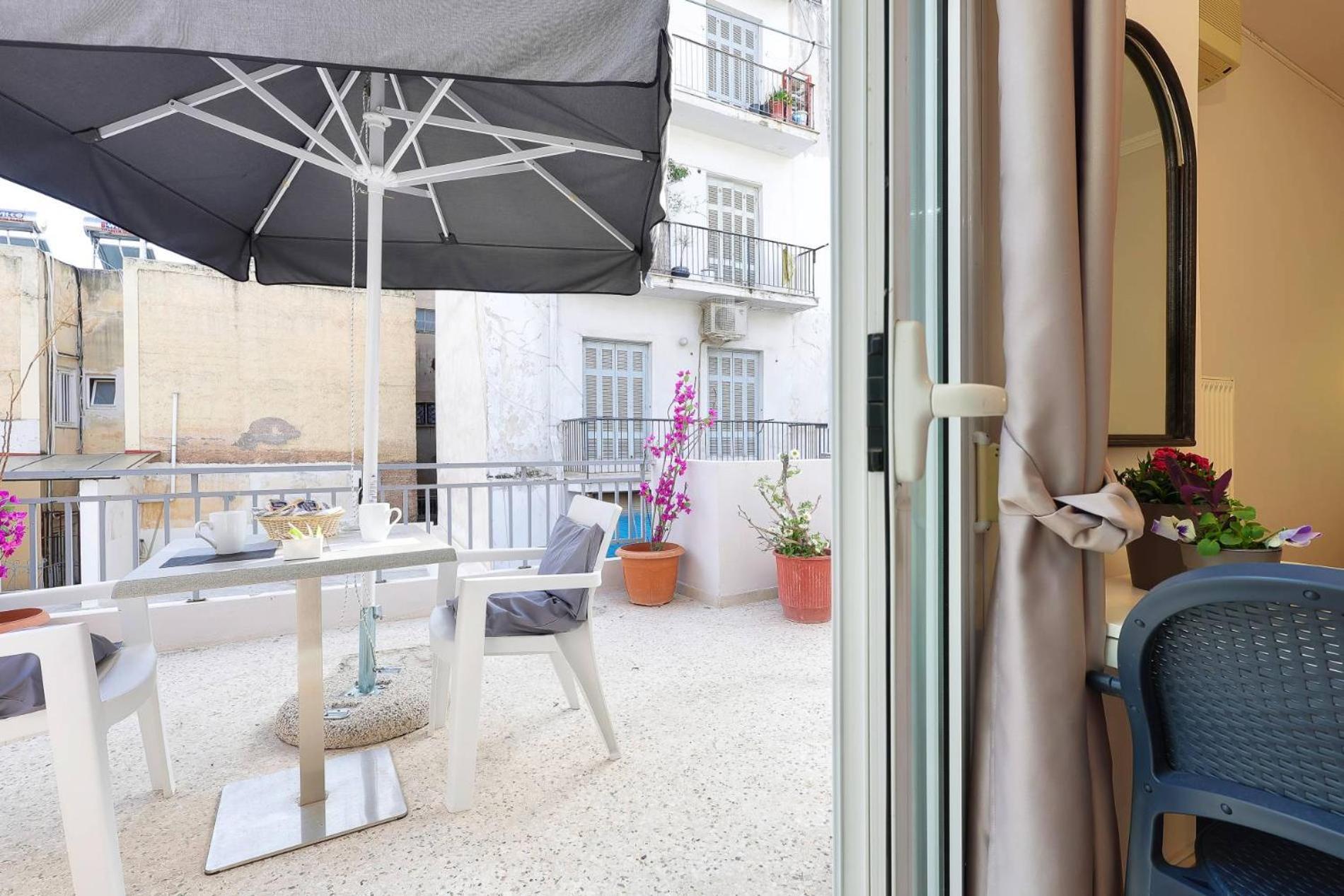 Silver Athens Double Room With Balcony Ngoại thất bức ảnh