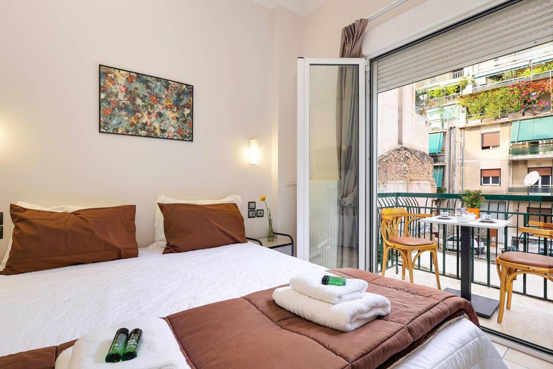 Silver Athens Double Room With Balcony Ngoại thất bức ảnh